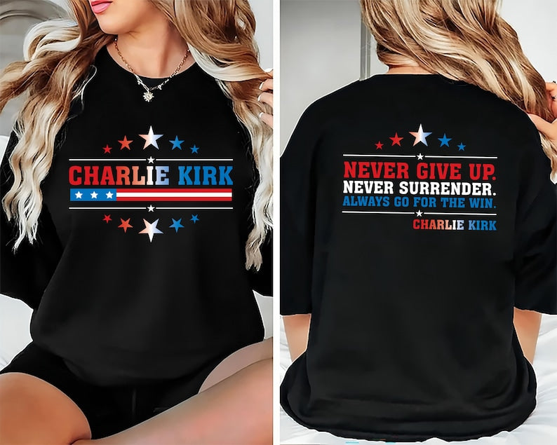 Justice for Charlie Sweatshirt, A True Patriot Charlie Kirk SweatShirt, Charlie Kirk Is My Hero SweatShirt