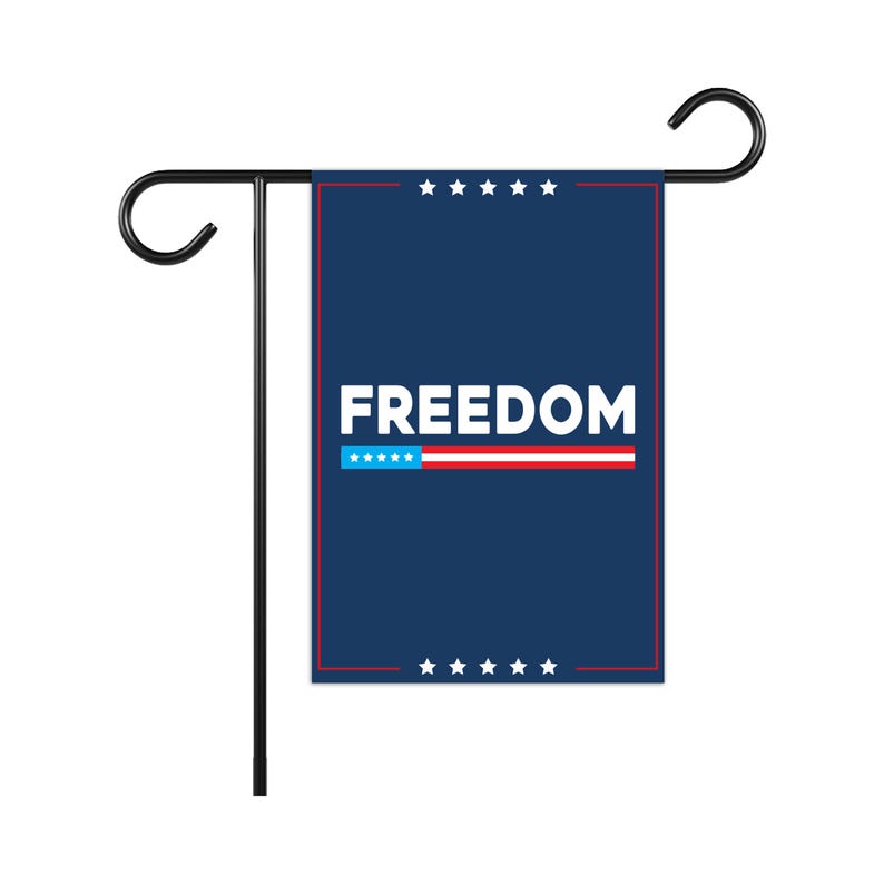 Justice for Charlie Garden Flag, A True Patriot Charlie Kirk Yard Flag, Charlie Kirk Is My Hero Outdoor Flag, Charlie Kirk Freedom Flag