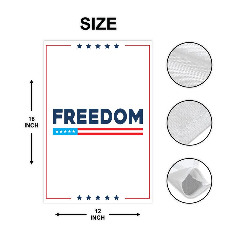 Justice for Charlie Garden Flag, A True Patriot Charlie Kirk Yard Flag, Charlie Kirk Is My Hero Outdoor Flag, Charlie Kirk Freedom Flag