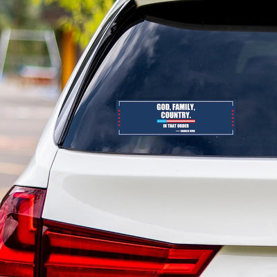 Justice for Charlie Vinyl Sticker, A True Patriot Charlie Kirk, Charlie Kirk Freedom, Charlie Kirk Is My Hero Bumper Sticker, 10" x 3"