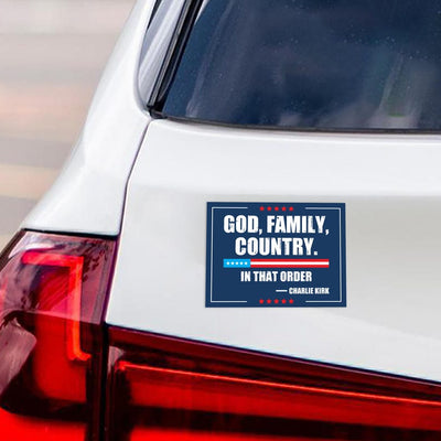 Justice for Charlie Political Protest Magnet, A True Patriot Charlie Kirk, Charlie Kirk Is My Hero, Charlie Kirk Freedom Magnet, 6" x 4.5"