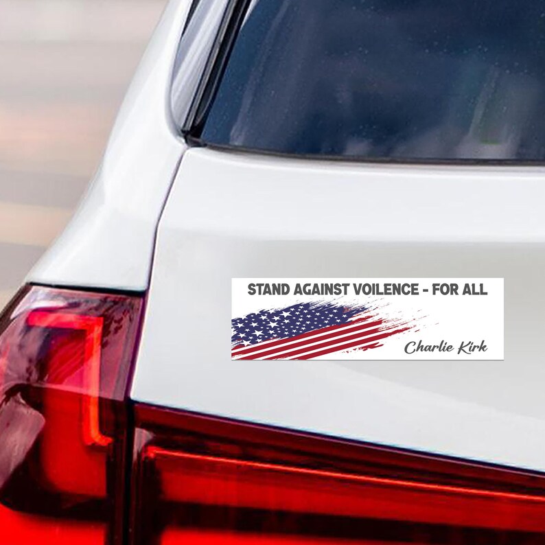 Justice for Charlie Political Protest Magnet, A True Patriot Charlie Kirk, Charlie Kirk Is My Hero, Charlie Kirk Freedom Magnet, 10" x 3"