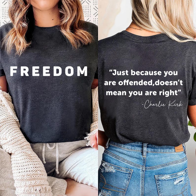 Charlie Kirk Freedom Short Sleeve Shirt, A True Patriot Charlie Kirk Short Sleeve Shirt, Charlie Kirk Is My Hero Tee