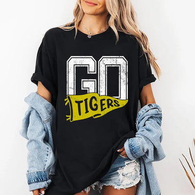 Team Name Custom Sports Short Sleeve Shirt, Baseball Mom Shirt, Football Season Tee, Personalized Spirit Wear Shirt, School Spirit Short Sleeve Shirt