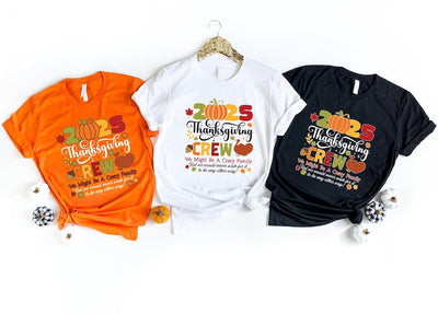 Thanksgiving Family Matching Short Sleeve Shirt 2025, Fall Holiday Short Sleeve Shirt, Family Outfit, Autumn Matching Tee, Unisex Turkey Day Short Sleeve Shirt
