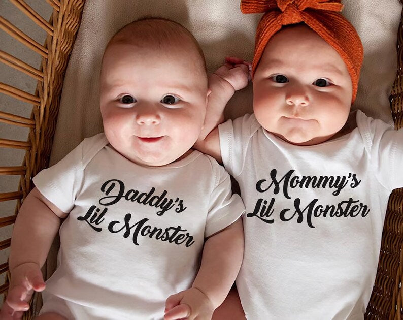 Girls Halloween Costume Shirt, Mommy’s Lil Monster Baby Shirt, Toddler Girl Halloween Outfit Tee