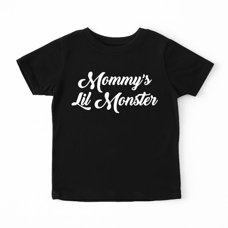 Girls Halloween Costume Shirt, Mommy’s Lil Monster Baby Shirt, Toddler Girl Halloween Outfit Tee