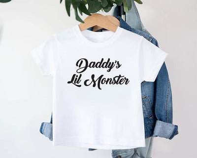 Girls Halloween Costume Shirt, Mommy’s Lil Monster Baby Shirt, Toddler Girl Halloween Outfit Tee