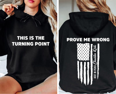 Charlie Kirk Freedom Hoodie, A True Patriot Charlie Kirk Hoodie, Charlie Kirk Is My Hero Hoodie