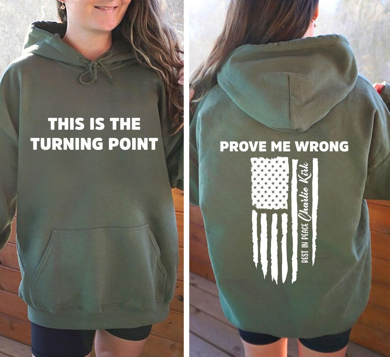 Charlie Kirk Freedom Hoodie, A True Patriot Charlie Kirk Hoodie, Charlie Kirk Is My Hero Hoodie