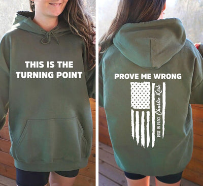Charlie Kirk Freedom Hoodie, A True Patriot Charlie Kirk Hoodie, Charlie Kirk Is My Hero Hoodie