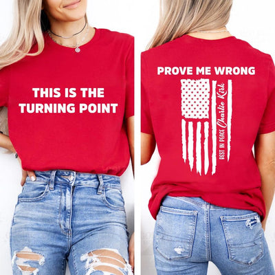Charlie Kirk Freedom Short Sleeve Shirt, A True Patriot Charlie Kirk Short Sleeve Shirt, Charlie Kirk Is My Hero Tee