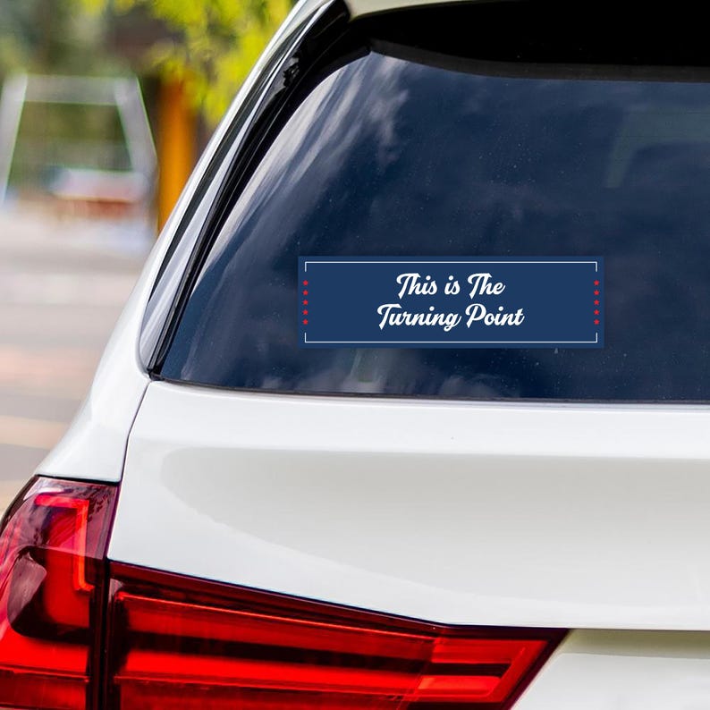 Justice for Charlie Vinyl Sticker, A True Patriot Charlie Kirk, Charlie Kirk Freedom, Charlie Kirk Is My Hero Bumper Sticker, 10" x 3"