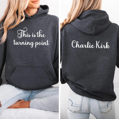 This Is The Turning Point Hoodie, A True Patriot Charlie Kirk Hoodie, Charlie Kirk Is My Hero Hoodie
