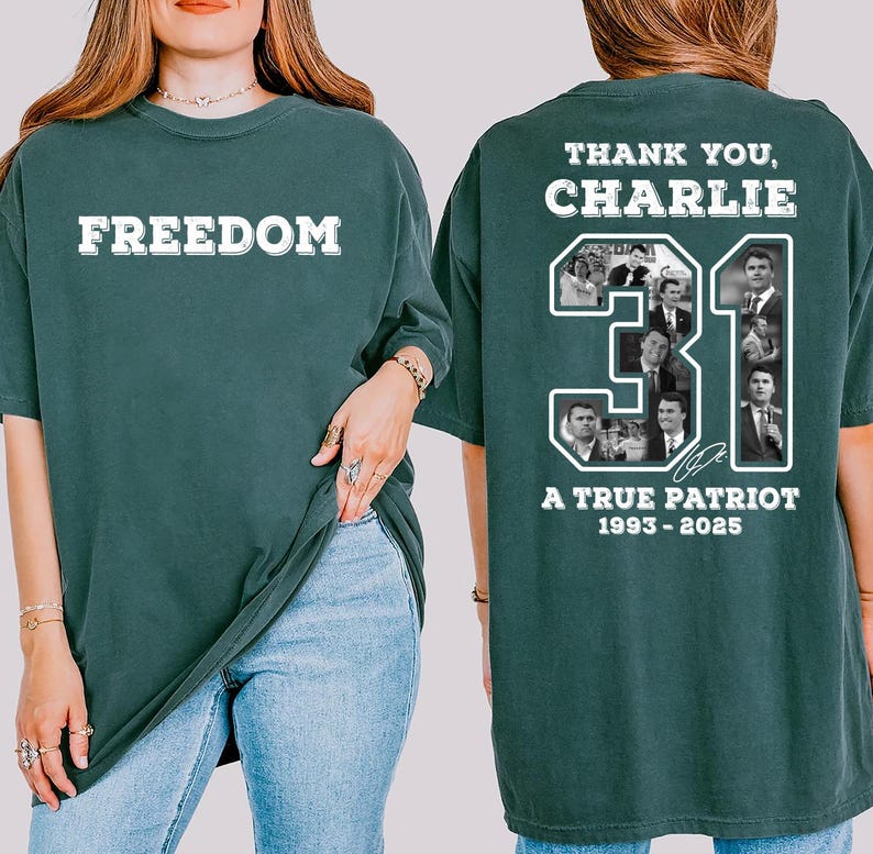 A True Patriot Charlie Kirk Short Sleeve Shirt, This Is The Turning Point Short Sleeve Shirt, Charlie Kirk Is My Hero Tee