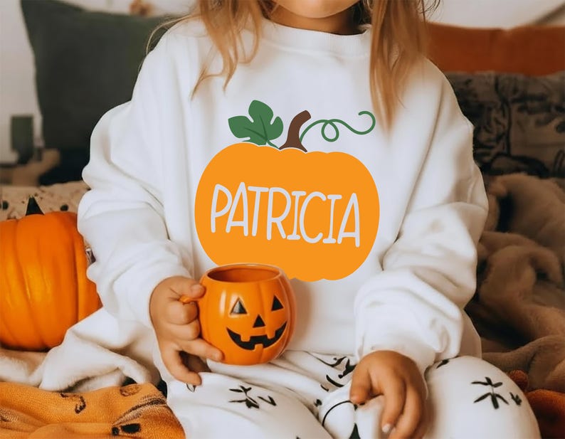 Personalized Pumpkin Baby Bodysuit, Custom Fall Baby Shirt, Cute Fall Toddler Shirt, Pumpkin Baby Tee, Autumn Baby Outfit, Thanksgiving Gift