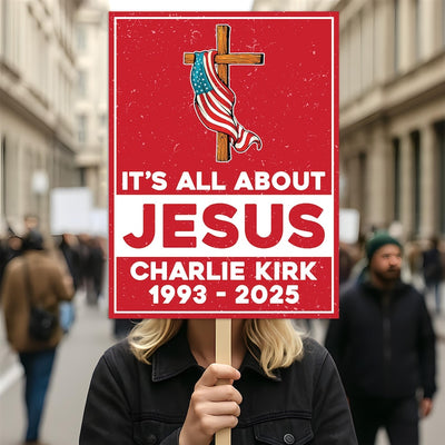 Justice for Charlie Protest Sign, A True Patriot Charlie Kirk Sign, Charlie Kirk Is My Hero, Charlie Kirk Freedom Political Poster Sign