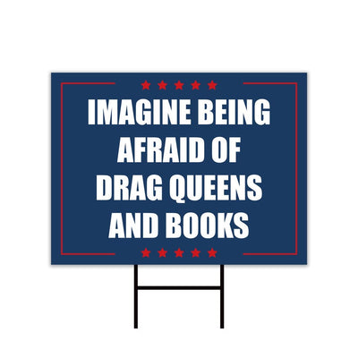 No Kings In America Yard Sign - Democracies Have No Kings Lawn Sign, Anti-Trump, Resist Racism, Resist Fascism Yard Sign with Metal H-Stake