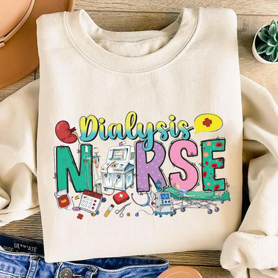 Dialysis Nurse Sweatshirt, Nephrology Tech Gift SweatShirt, Nurse Appreciation Tee, Dialysis RN SweatShirt