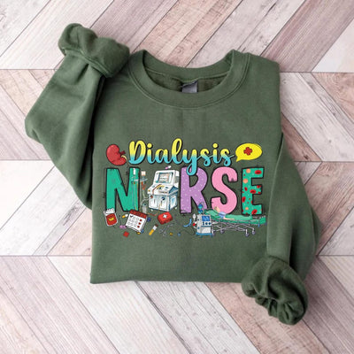 Dialysis Nurse Sweatshirt, Nephrology Tech Gift SweatShirt, Nurse Appreciation Tee, Dialysis RN SweatShirt