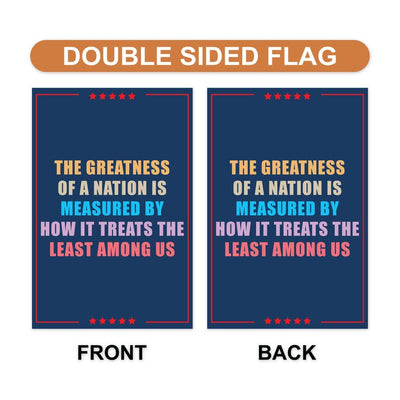 Abolish ICE Garden Flag, Double Sided, Keep the Immigrants, Deport the Racists Flag, Anti-Trump, Resist Racism Flag, Resist Fascism Flag