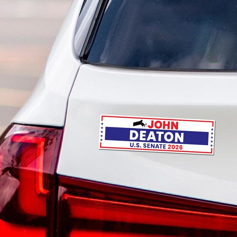 John Deaton For Massachusetts Senate 2026 Car Magnet - Vote John Deaton ...
