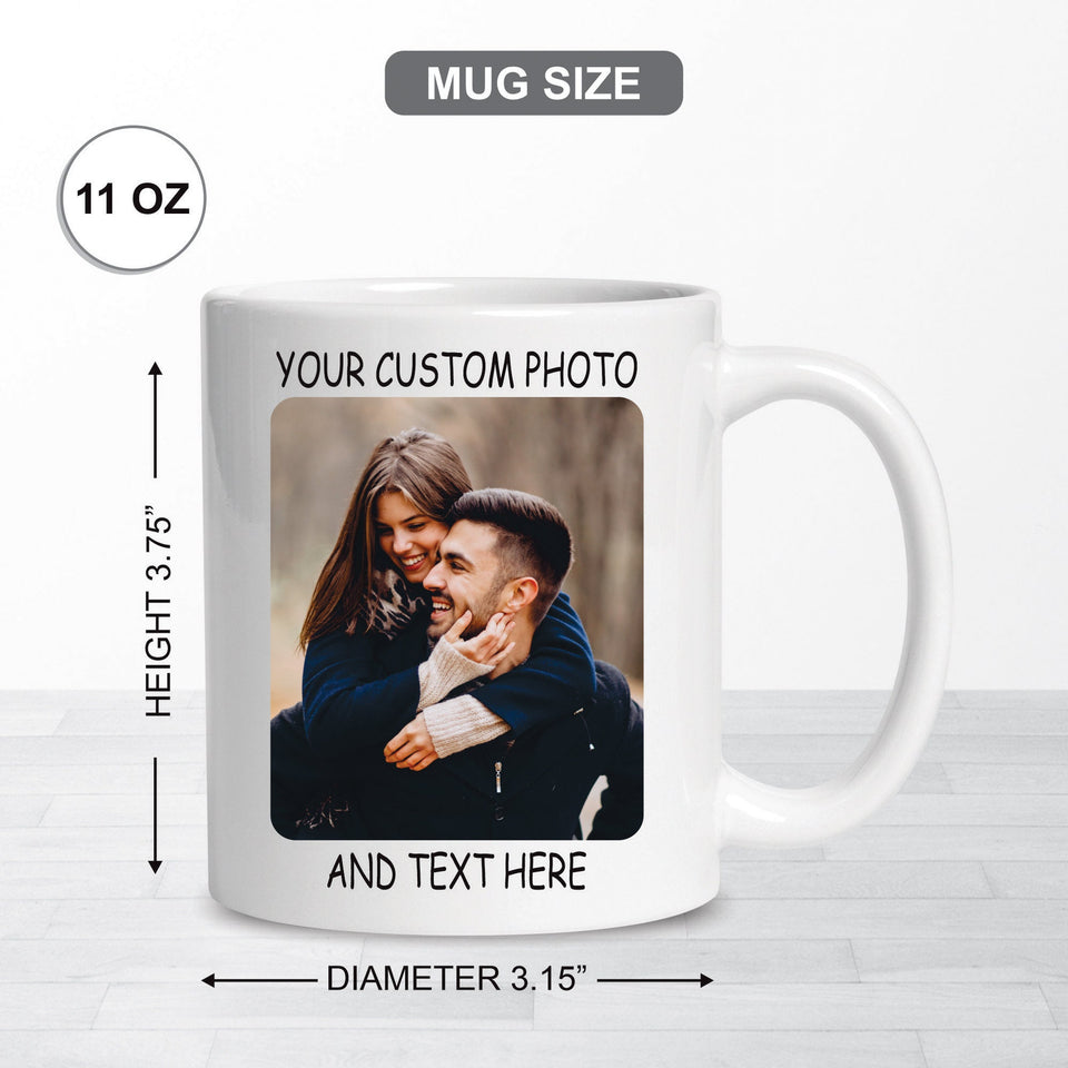 Personalized Photo Coffee Mug, Customized Mug, Custom Coffee Mug, Photo Mug Birthday Gift