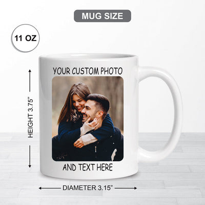 Personalized Photo Coffee Mug, Customized Mug, Custom Coffee Mug, Photo Mug Birthday Gift
