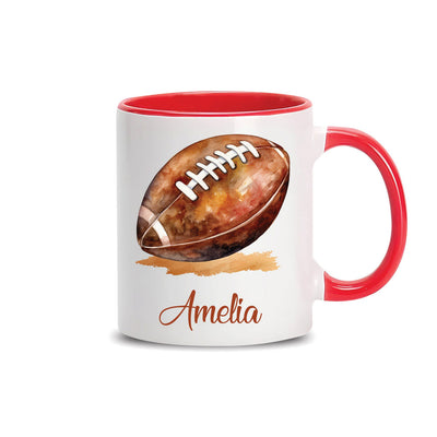 Personalized American Football Coffee Mug