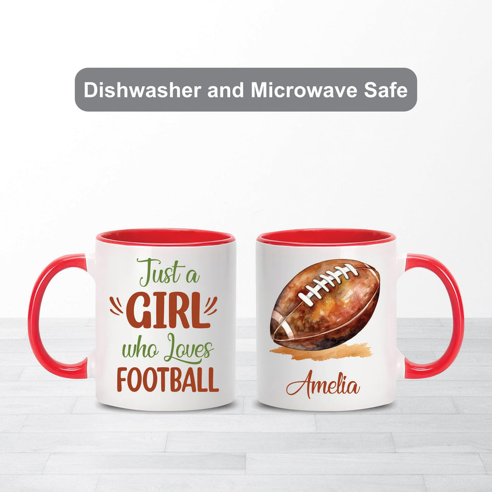 Personalized American Football Coffee Mug