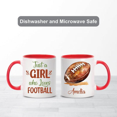 Personalized American Football Coffee Mug