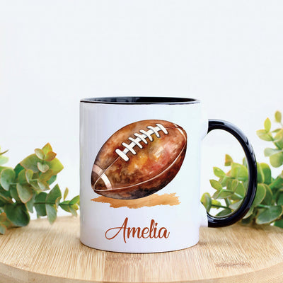 Personalized American Football Coffee Mug