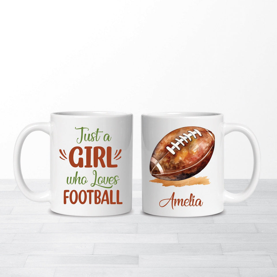 Personalized American Football Coffee Mug