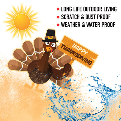 Thanksgiving Turkey Yard Sign