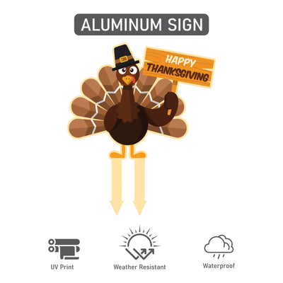 Thanksgiving Turkey Yard Sign