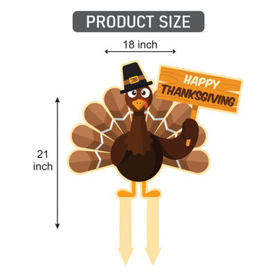Thanksgiving Turkey Yard Sign