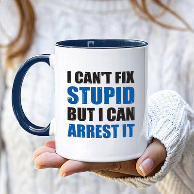Custom Police Officer Mug - Personalized Gift for Cop