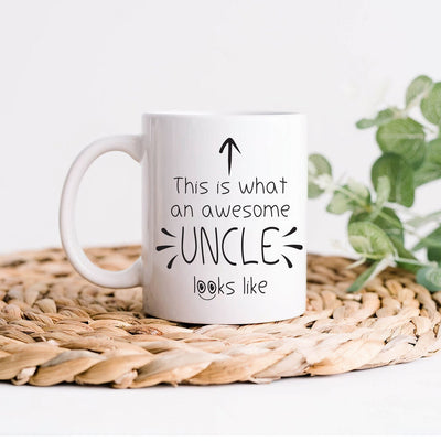 Personalized Uncle Mug, Awesome Uncle Coffee Cup with Custom Name