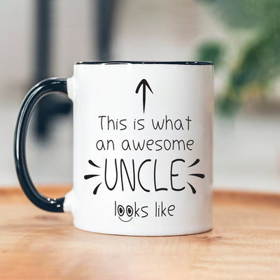 Personalized Uncle Mug, Awesome Uncle Coffee Cup with Custom Name
