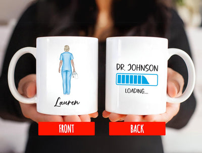 Personalized Future Dr Coffee Mug, Custom Medical Student Mug, Future Doctor Gift, Medical Student Mug