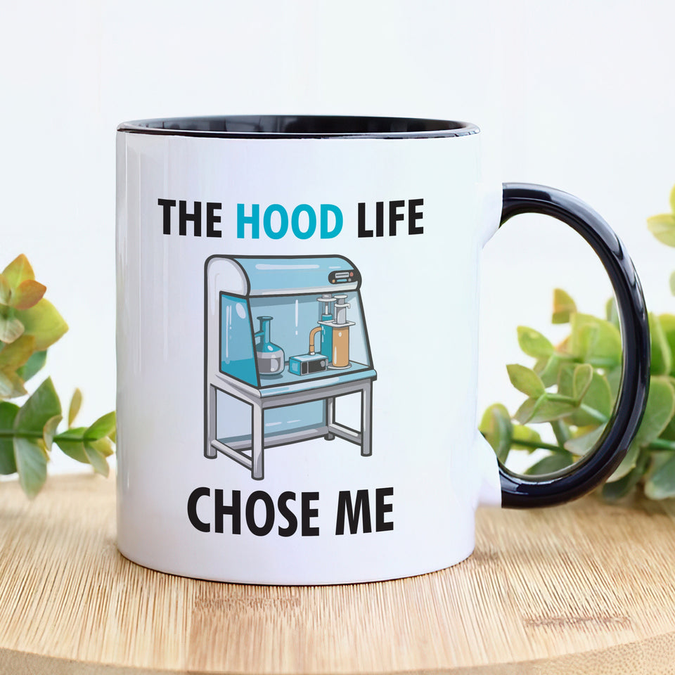 Unique Hood Life Science Mug: Perfect for Chemistry, Biology, Biochemistry Enthusiasts