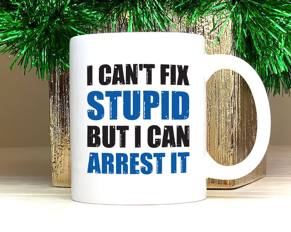 Custom Police Officer Mug - Personalized Gift for Cop