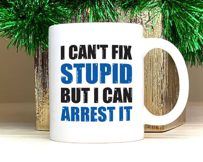 Custom Police Officer Mug - Personalized Gift for Cop