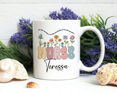 Personalized Nurse Mug, Custom RN LPN Gifts for Nurses, Unique Nurse Appreciation, Graduation