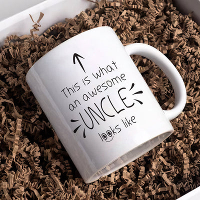 Personalized Uncle Mug, Awesome Uncle Coffee Cup with Custom Name