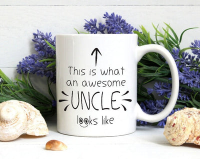 Personalized Uncle Mug, Awesome Uncle Coffee Cup with Custom Name
