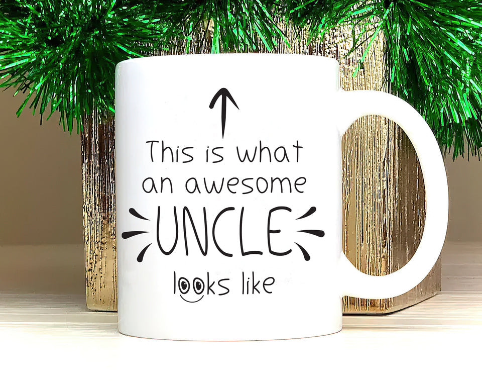 Personalized Uncle Mug, Awesome Uncle Coffee Cup with Custom Name