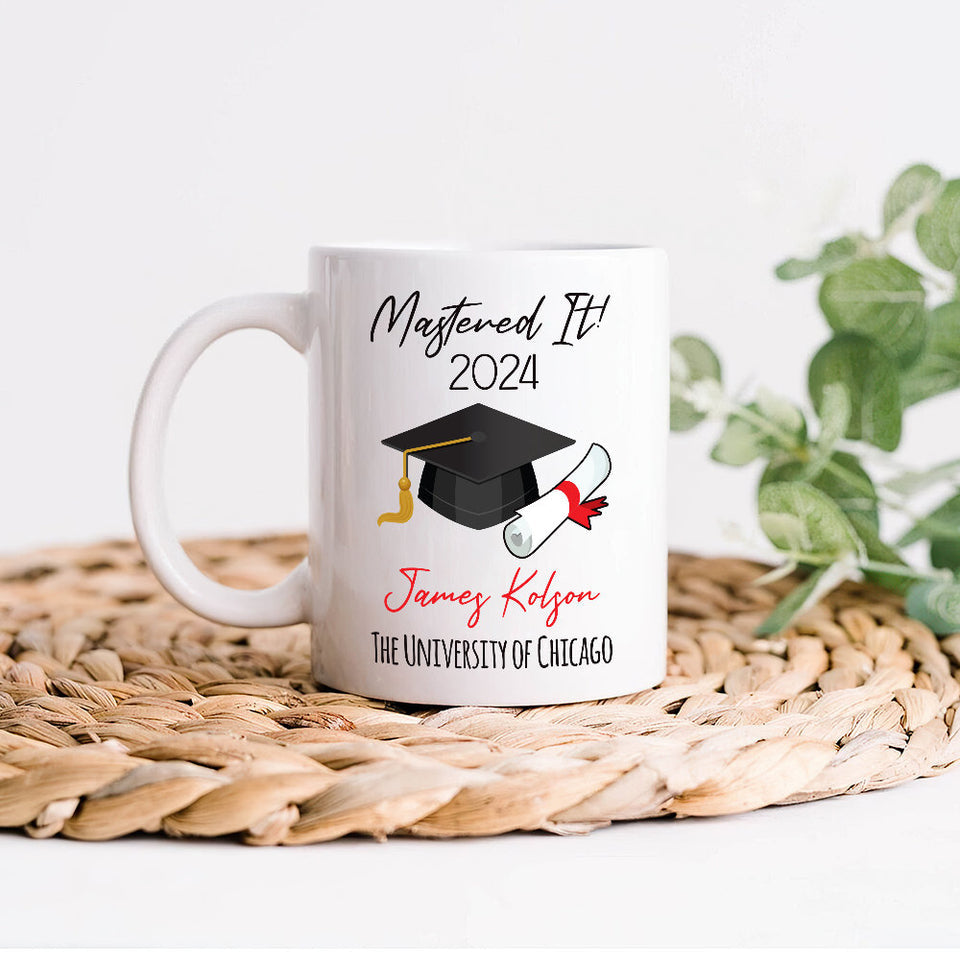 Personalized Graduation Mug, Graduation Gift, Custom Name