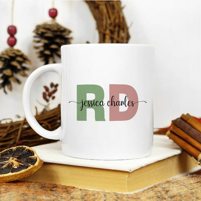 Personalized RD Mug, Custom Registered Dietitian Coffee Mug, Dietitian Graduation