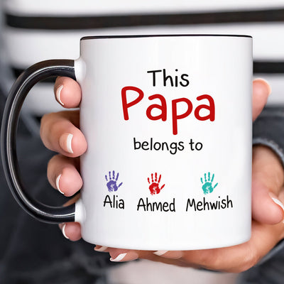 Personalized Muslim Name Fathers Day Mug - Custom Name Coffee Cup, Islamic Muslim Name Mug
